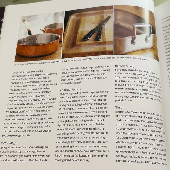 Williams-Sonoma Essentials of Slow Cooking Hardcover Cookbook Recipe Book - Picture 4 of 14